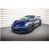 Maxton - Lame Du Pare-Chocs Avant V.1 Porsche 911 Carrera Aero / Carrera GTS 992 Noir Brillant