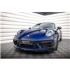 Maxton - Lame Du Pare-Chocs Avant V.1 Porsche 911 Carrera Aero / Carrera GTS 992 Noir Brillant