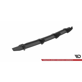Maxton - Street Pro Central Diffuseur Arriere Porsche Panamera / Panamera Diesel 970 Noir-Rouge