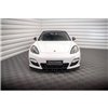 Maxton - Lame Du Pare-Chocs Avant V.1 Porsche Panamera Turbo Sport Design Package 970 Noir Brillant