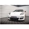 Maxton - Lame Du Pare-Chocs Avant V.1 Porsche Panamera Turbo Sport Design Package 970 Noir Brillant