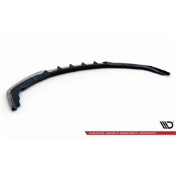 Maxton - Lame Du Pare-Chocs Avant V.1 Porsche Panamera Turbo Sport Design Package 970 Noir Brillant