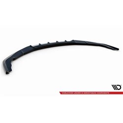 Maxton - Lame Du Pare-Chocs Avant V.2 Porsche Panamera Turbo Sport Design Package 970 Noir Brillant