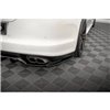 Maxton - Arriere Lame (avec une barre verticale) Porsche Panamera Turbo 970 Noir Brillant