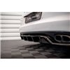 Maxton - Arriere Lame (avec une barre verticale) Porsche Panamera Turbo 970 Noir Brillant