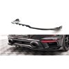 Maxton - Arriere Splitter (avec une barre verticale) Porsche 911 Turbo S 992 Noir Brillant