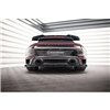 Maxton - Arriere Lame (avec une barre verticale) Porsche 911 Turbo S 992 Noir Brillant
