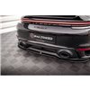 Maxton - Arriere Lame (avec une barre verticale) Porsche 911 Turbo S 992 Noir Brillant