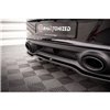 Maxton - Arriere Lame (avec une barre verticale) Porsche 911 Turbo S 992 Noir Brillant
