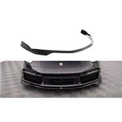 Maxton - Lame Du Pare-Chocs Avant Porsche 911 Turbo S 992 Noir Brillant