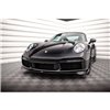 Maxton - Lame Du Pare-Chocs Avant Porsche 911 Turbo S 992 Noir Brillant