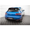 Maxton - Arriere Lame Porsche Macan Mk1 Noir Brillant
