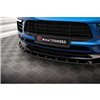 Maxton - Lame Du Pare-Chocs Avant V.2 Porsche Macan Mk1 Noir Brillant