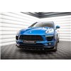 Maxton - Lame Du Pare-Chocs Avant V.2 Porsche Macan Mk1 Noir Brillant