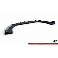 Maxton - Lame Du Pare-Chocs Avant V.2 Porsche Macan Mk1 Noir Brillant