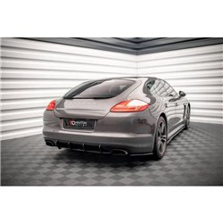 Maxton - Street Pro Central Diffuseur Arriere Porsche Panamera / Panamera Diesel 970 Noir