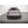 Maxton - Lame Du Pare-Chocs Avant V.2 Porsche Panamera Turbo S E-Hybrid Noir Brillant