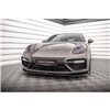Maxton - Lame Du Pare-Chocs Avant V.2 Porsche Panamera Turbo S E-Hybrid Noir Brillant