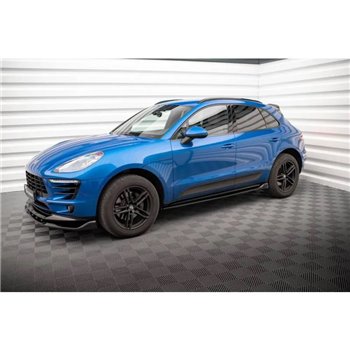 Maxton - Rajouts Des Bas De Caisse Porsche Macan Mk1 Noir Brillant