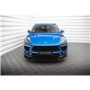 Maxton - Lame Du Pare-Chocs Avant V.1 Porsche Macan Mk1 Noir Brillant