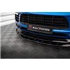 Maxton - Lame Du Pare-Chocs Avant V.1 Porsche Macan Mk1 Noir Brillant