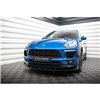 Maxton - Lame Du Pare-Chocs Avant V.1 Porsche Macan Mk1 Noir Brillant