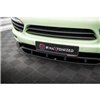 Maxton - Lame Du Pare-Chocs Avant Porsche Cayenne Turbo / Standard Mk2 Noir Brillant