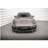 Maxton - Lame Du Pare-Chocs Avant V.1 Porsche Panamera Turbo S E-Hybrid Noir Brillant