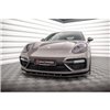Maxton - Lame Du Pare-Chocs Avant V.1 Porsche Panamera Turbo S E-Hybrid Noir Brillant