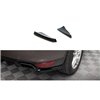 Maxton - Lames De Pare-Chocs Arrière Latérales Porsche Cayenne Turbo / Standard Mk2 Noir Brillant