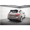 Maxton - Lames De Pare-Chocs Arrière Latérales Porsche Cayenne Turbo / Standard Mk2 Noir Brillant