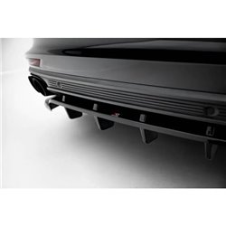 Maxton - Arriere Lame (avec une barre verticale )Porsche Panamera Turbo S E-Hybrid / Panamera E-Hybrid / Panamera 4S 971 Noir Br