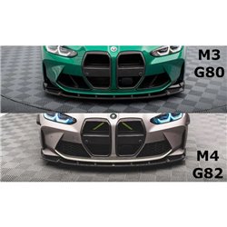 Maxton - Fibre de Carbone Lame Du Pare-Chocs Avant V.1 BMW M3 Sedan / Touring G80 / G81
