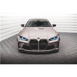 Maxton - Fibre de Carbone Lame Du Pare-Chocs Avant V.1 BMW M3 Sedan / Touring G80 / G81 