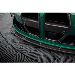 Maxton - Fibre de Carbone Lame Du Pare-Chocs Avant V.2 BMW M3 Sedan / Touring G80 / G81 
