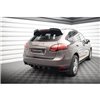 Maxton - Diffuseur Arrière Complet Porsche Cayenne Turbo / Standard Mk2 Noir Brillant