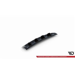 Maxton - Diffuseur Arrière Complet Porsche Cayenne Turbo / Standard Mk2 Noir Brillant