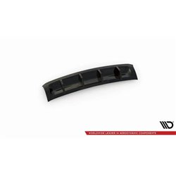 Maxton - Diffuseur Arrière Complet Porsche Cayenne Turbo / Standard Mk2 Noir Brillant