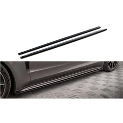 Maxton - Rajouts Des Bas De Caisse V.1 Porsche Panamera Turbo S E-Hybrid / Panamera E-Hybrid / Panamera 4S 971 Noir Brillant