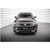 Maxton - Lame Du Pare-Chocs Avant Seat Ateca Mk1 Noir Brillant