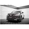 Maxton - Lame Du Pare-Chocs Avant Seat Ateca Mk1 Noir Brillant