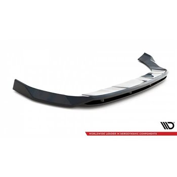 Maxton - Lame Du Pare-Chocs Avant Seat Ateca Mk1 Noir Brillant