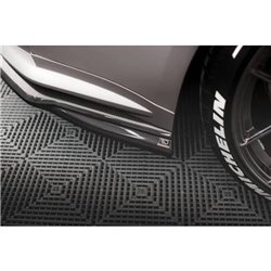 Maxton - Fibre de Carbone Lames De Pare-Chocs Arrière Latérales BMW M4 G82 / G82 Facelift 