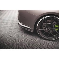 Maxton - Fibre de Carbone Lames De Pare-Chocs Arrière Latérales BMW M4 G82 / G82 Facelift 