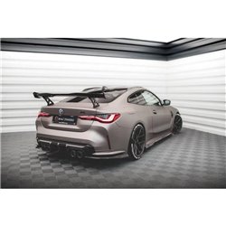 Maxton - Fibre de Carbone Lames De Pare-Chocs Arrière Latérales BMW M4 G82 / G82 Facelift 