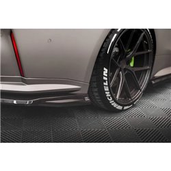 Maxton - Fibre de Carbone Lames De Pare-Chocs Arrière Latérales BMW M4 G82 / G82 Facelift 