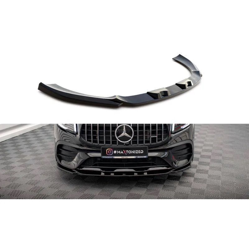 Maxton - Lame Du Pare-Chocs Avant V.2 Mercedes-AMG GLB 35 / AMG-Line X247 Noir Brillant