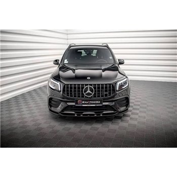 Maxton - Lame Du Pare-Chocs Avant V.2 Mercedes-AMG GLB 35 / AMG-Line X247 Noir Brillant