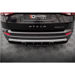 Maxton - Street Pro Central Diffuseur Arriere Seat Ateca Mk1 Noir-Rouge