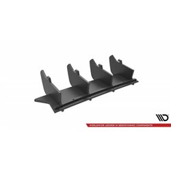 Maxton - Street Pro Central Diffuseur Arriere Seat Ateca Mk1 Noir-Rouge